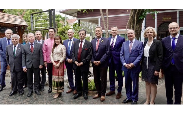 Thierry Mathou, ambassadeur de France en Thaïlande s'est rendu en visite de travail du 19 au 20 mars 2023 à Chiang Mai, au sein d'une délégation d'ambassadeurs de l'Union européenne.